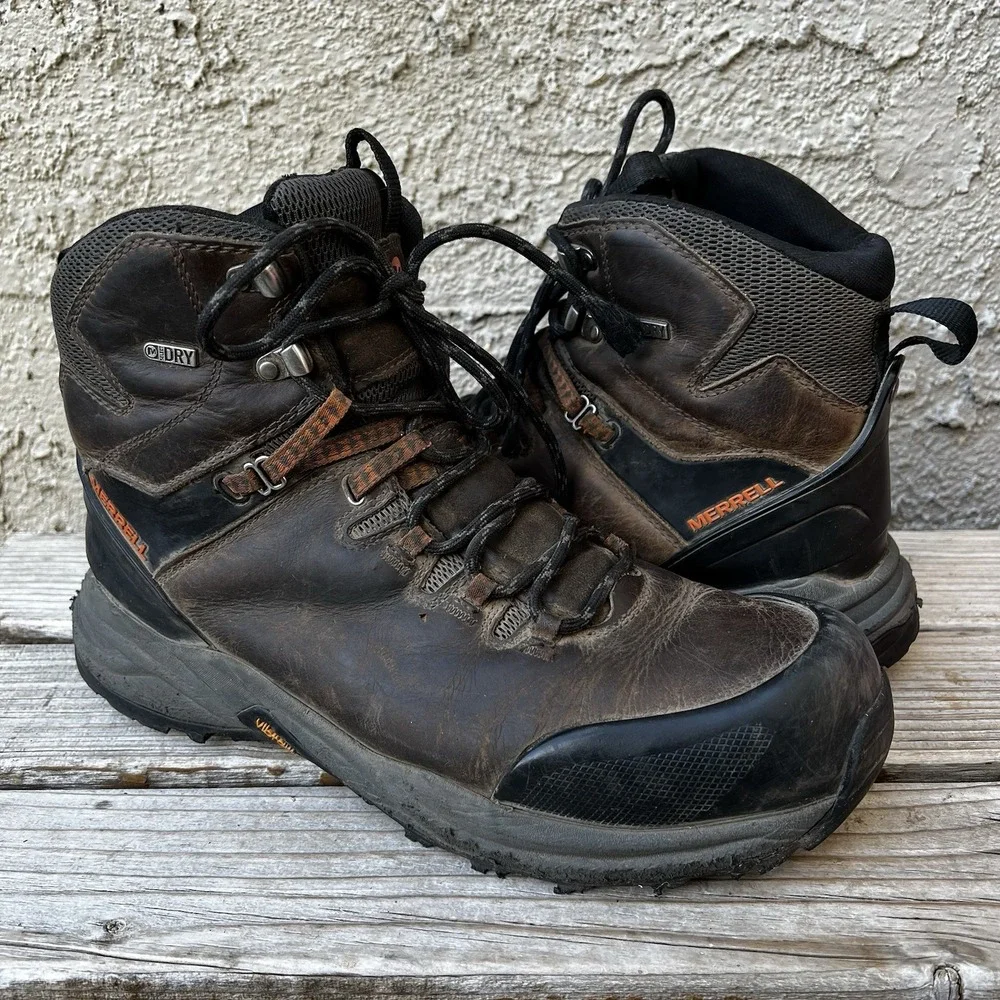 MERRELL Men Size 11.5 Phaserbound 2 Carbon Fiber Toe Waterproof Work
